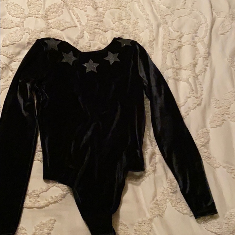 VS velvet bodysuit size S BN
